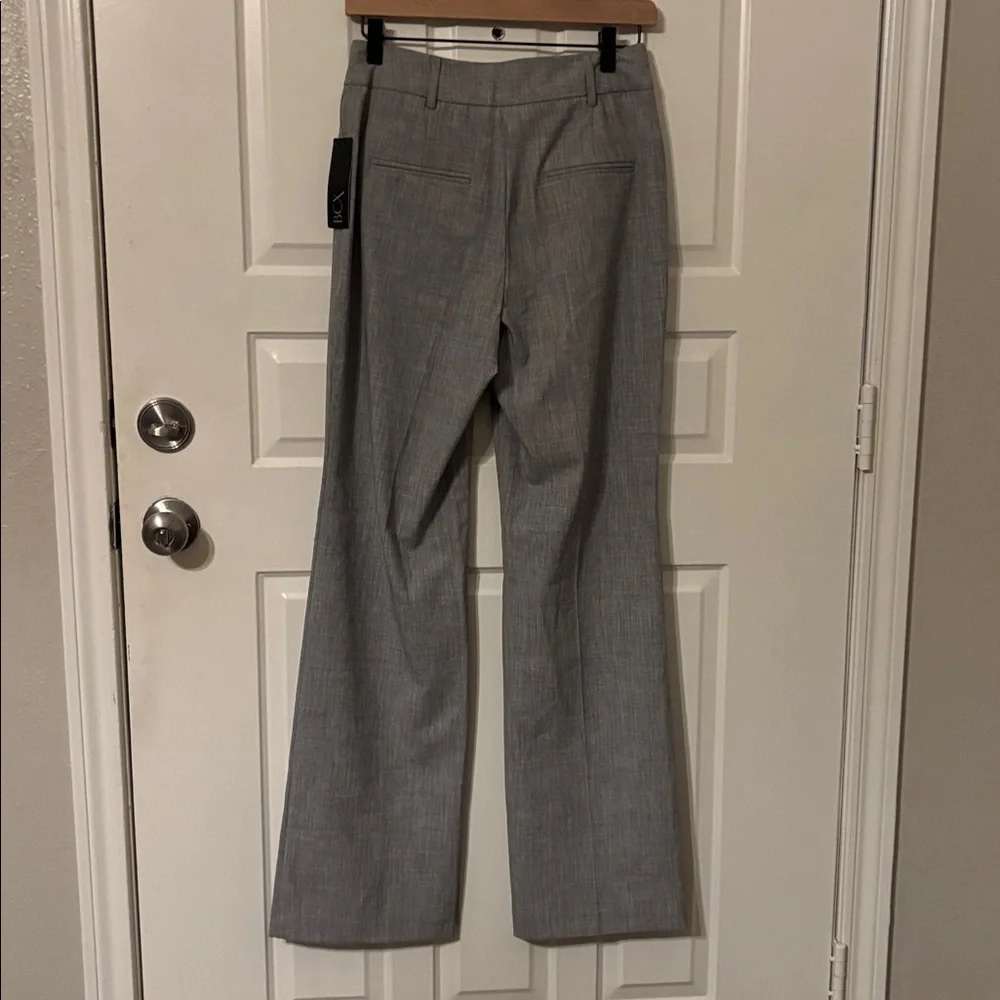 BCX gray wide leg trouser Dress Pant 3 new with tags